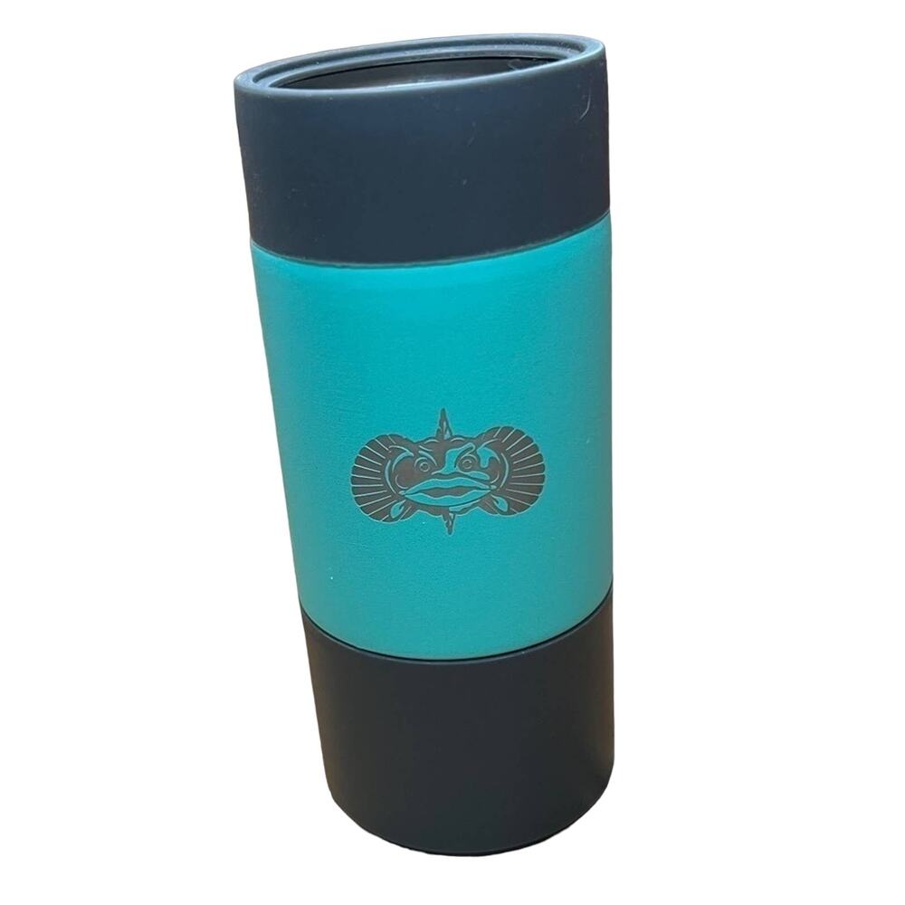 Toadfish Non-Tipping Slim Can Cooler - Stick to any smooth surface!